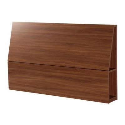 ОПДАЛЬ Изголовье с полкой - классический коричневый, 160 см