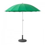 САМСО / ЛОКО Зонт от солнца с опорой - наклонный зеленый/серый