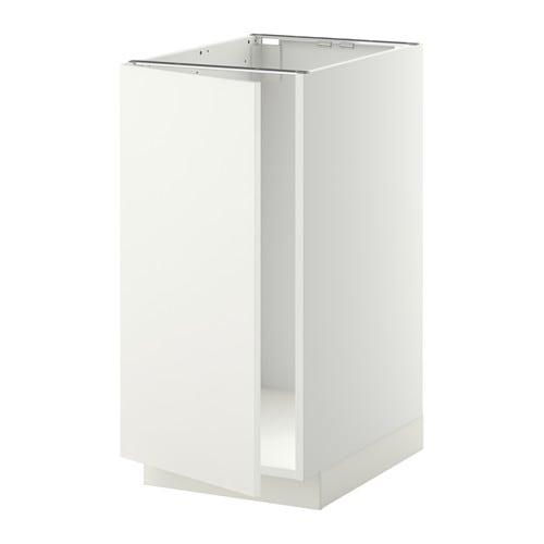 МЕТОД Наполный шкаф д/мойки/мусорн конт - белый, Хэггеби белый