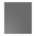 АБСТРАКТ Фронтальная панель ящика,5 штук - глянцевый серый, 60x70 см