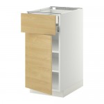 МЕТОД / ФОРВАРА Напольн шкаф двр/фр пнл/плк/2низ ящ - белый, Тингсрид под березу, 40x60 см МЕТОД / ФОРВАРА Напольн шкаф двр/фр пнл/плк/2низ ящ - белый, Тингсрид под березу, 40x60 см