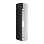 МЕТОД Выс шкаф д/холодильн или морозильн - белый, Тингсрид под дерево черный, 60x60x240 см МЕТОД Выс шкаф д/холодильн или морозильн - белый, Тингсрид под дерево черный, 60x60x240 см