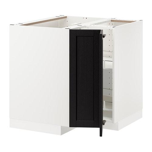 Method Corner Floor Cabinet With Revolving Sections White Lerch