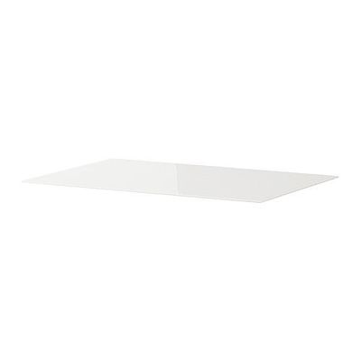МАЛЬМ Стеклянная столешница - белый, 80x48 см