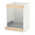 МЕТОД / ФОРВАРА Напол шк д/вароч панели+духовки/ящ - белый, Аскерсунд под светлый ясень МЕТОД / ФОРВАРА Напол шк д/вароч панели+духовки/ящ - белый, Аскерсунд под светлый ясень