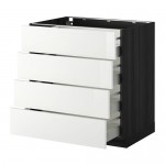 METOD/MAXIMERA напольн шкаф 4 фронт панели/4 ящика METOD/MAXIMERA напольн шкаф 4 фронт панели/4 ящика