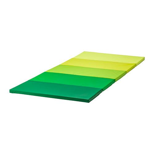 PLUFSIG складной гимнастический коврик зеленый