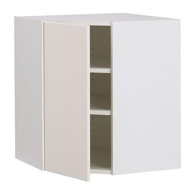 ФАКТУМ Шкаф навесной угловой - Аплод белый, 60x92 см