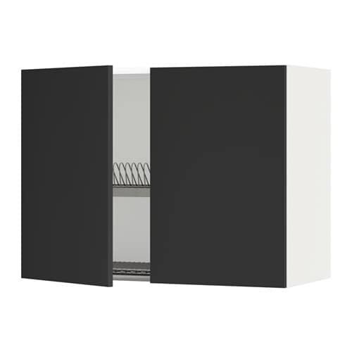 МЕТОД Навесной шкаф с посуд суш/2 дврц - белый, -, 80x60 см МЕТОД Навесной шкаф с посуд суш/2 дврц - белый, -, 80x60 см