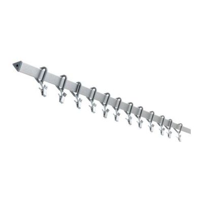 ТРУЛИГ Гардинный карниз с аксессуарами - цвет алюминия