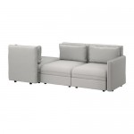 VALLENTUNA 3-местный диван-кровать Оррста светло-серый 266x113x84 cm
