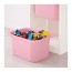 TROFAST комбинация д/хранения+контейнеры белый/розовый 46x30x94 cm