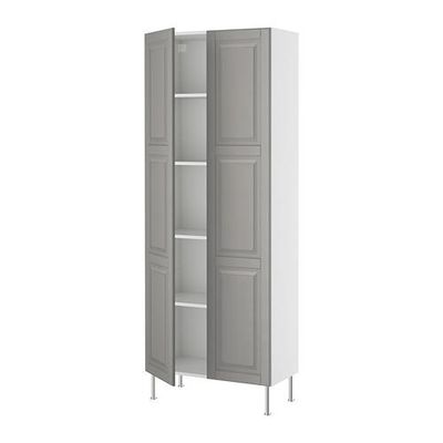 ФАКТУМ Высок шкаф с полками - Лидинго серый, 80x211x37 см ФАКТУМ Высок шкаф с полками - Лидинго серый, 80x211x37 см