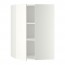 METOD угловой навесной шкаф с полками белый/Хэггеби белый 67.5x67.5x100 cm
