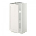 МЕТОД Напольный шкаф с полками - 40x37 см, Лаксарби белый, белый МЕТОД Напольный шкаф с полками - 40x37 см, Лаксарби белый, белый