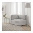 VALLENTUNA модульный диван-кровать Оррста светло-серый