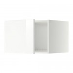 МЕТОД Верх шкаф на холодильн/морозильн - белый, Рингульт глянцевый белый, 60x40 см