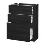 METOD/MAXIMERA напольный шкаф с 3 ящиками