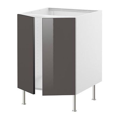 ФАКТУМ Напольн шкаф д раковины+2 двери - Абстракт серый, 60 см