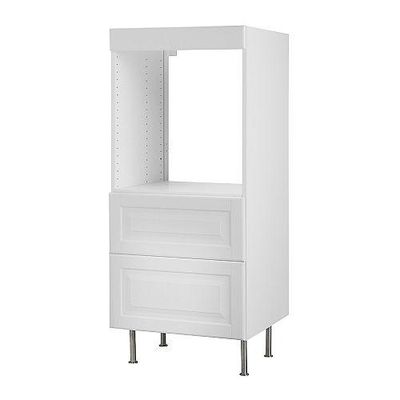 ФАКТУМ Высок шкаф д духовки+2 ящика - Лидинго белый с оттенком ФАКТУМ Высок шкаф д духовки+2 ящика - Лидинго белый с оттенком