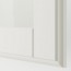 TYSSEDAL дверь белый/стекло 49.5x229.4 cm