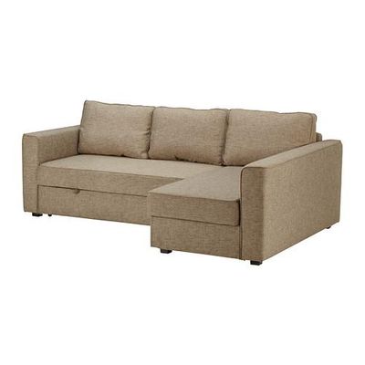 МОНСТАД Угл див-кров с отд д/хран - Семла серо-коричневый МОНСТАД Угл див-кров с отд д/хран - Семла серо-коричневый