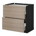 МЕТОД / ФОРВАРА Наполн шк 2 фрнт/3 средн ящ - под дерево черный, Брокхульт под грецкий орех светло-серый, 80x60 см МЕТОД / ФОРВАРА Наполн шк 2 фрнт/3 средн ящ - под дерево черный, Брокхульт под грецкий орех светло-серый, 80x60 см