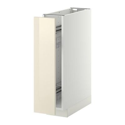 МЕТОД Напол шкаф/выдв внутр элем - Рингульт глянцевый кремовый, белый