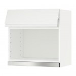 METOD навесной шкаф для СВЧ-печи белый/Воксторп матовый белый 60x60 см