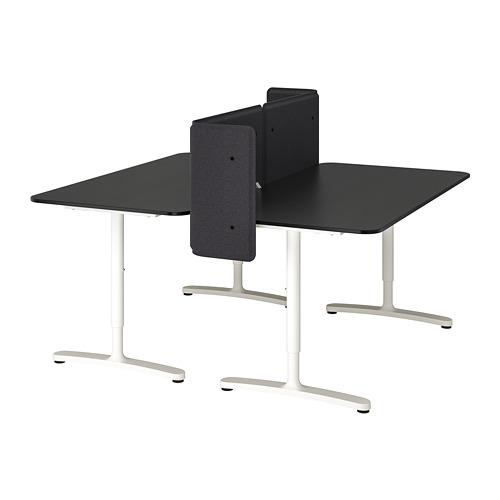 BEKANT стол с экраном