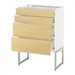 МЕТОД / ФОРВАРА Нплн шк 4 фронт/2 низк/2средн ящ - 60x37x60 см, Тингсрид под березу, белый МЕТОД / ФОРВАРА Нплн шк 4 фронт/2 низк/2средн ящ - 60x37x60 см, Тингсрид под березу, белый