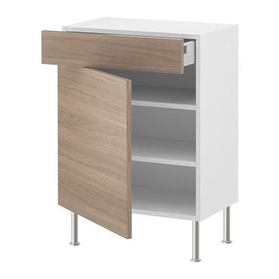 ФАКТУМ Напольн шкаф с полкой/ящиком/дверью - Софилунд светло-серый, 60x37 см ФАКТУМ Напольн шкаф с полкой/ящиком/дверью - Софилунд светло-серый, 60x37 см