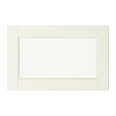 БЕСТО ВАССБО Стеклянная дверь - белый, 60x38 см