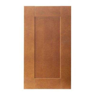 ЭДЕЛЬ Дверь навесного углового шкафа - классический коричневый, 32x92 см