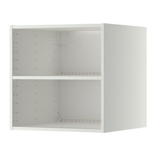 МЕТОД Каркас верхн шкафа на холод/морозил - белый, 60x60x60 см