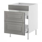 ФАКТУМ Напол шк п/мйк с 2 ящ/2 фрнт пнл - Лидинго серый, 60 см ФАКТУМ Напол шк п/мйк с 2 ящ/2 фрнт пнл - Лидинго серый, 60 см