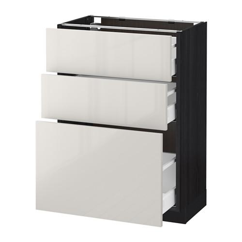 METOD/MAXIMERA напольный шкаф с 3 ящиками METOD/MAXIMERA напольный шкаф с 3 ящиками