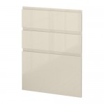 МЕТОД 3 фронтальн панели д/посудом машины - Воксторп глянцевый светло-бежевый