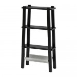 ВИЛЬТО Стеллаж - черный