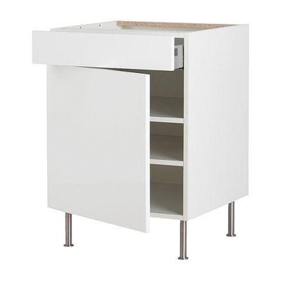 ФАКТУМ Напольн шкаф с полкой/ящиком/дверью - Абстракт белый, 60 см ФАКТУМ Напольн шкаф с полкой/ящиком/дверью - Абстракт белый, 60 см