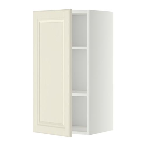 МЕТОД Шкаф навесной с полкой - белый, Будбин белый с оттенком, 40x80 см