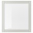 СИНДВИК Стеклянная дверь - светло-серый/прозрачное стекло