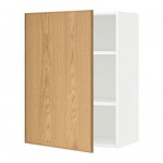 МЕТОД Шкаф навесной с полкой - белый, Экестад дуб, 60x80 см МЕТОД Шкаф навесной с полкой - белый, Экестад дуб, 60x80 см