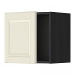 МЕТОД Шкаф навесной - под дерево черный, Будбин белый с оттенком, 40x40 см МЕТОД Шкаф навесной - под дерево черный, Будбин белый с оттенком, 40x40 см