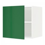 МЕТОД Верх шкаф на холодильн/морозильн - 60x60 см, белый, Флэди зеленый