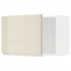МЕТОД Шкаф навесной - белый, Воксторп глянцевый светло-бежевый, 60x40 см