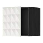 МЕТОД Шкаф навесной - под дерево черный, Гэррестад белый, 40x40 см