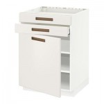 МЕТОД / МАКСИМЕРА Нап шк д/вар панели/дв/2фасада/1ящ - 60x60 см, Мэрста белый, белый МЕТОД / МАКСИМЕРА Нап шк д/вар панели/дв/2фасада/1ящ - 60x60 см, Мэрста белый, белый