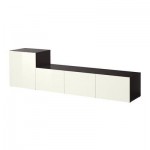 БЕСТО Комбинация для хранения с дверцами БЕСТО Комбинация для хранения с дверцами