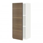 МЕТОД Шкаф навесной с полкой - белый, Воксторп под грецкий орех, 40x100 см МЕТОД Шкаф навесной с полкой - белый, Воксторп под грецкий орех, 40x100 см